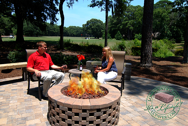 Lowcountry Paver Firepit, How To Build A Fire Pit Using Pavers