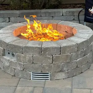 Warming Trends Palmetto Fire Pit Gas Insert