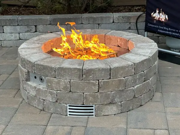 Warming Trends Palmetto Fire Pit Gas Insert