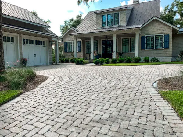 WaterShed Permeable Paver Driveway